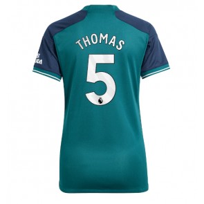 Arsenal Thomas Partey #5 kläder Kvinnor 2023-24 Tredje Tröja Kortärmad